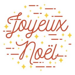 Feliz navidad letras francesas Transparent PNG