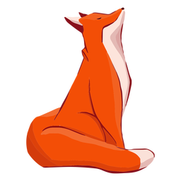 Stolzes Fuchs Tier PNG-Design