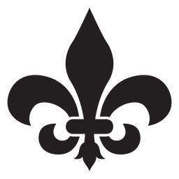 Fleur De Lis Silhouette PNG & SVG Design For T-Shirts