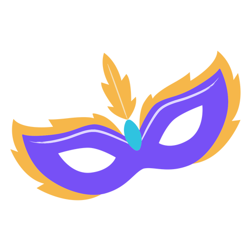 Carnival mask feather