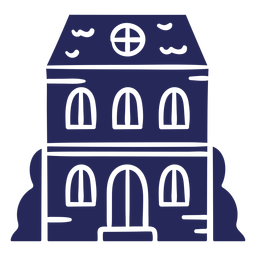 Big house cut-out PNG Design