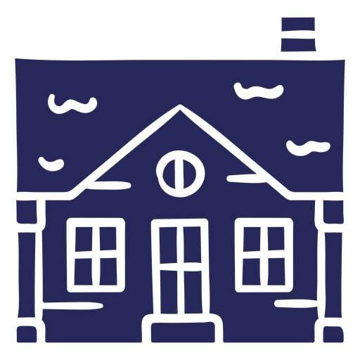 Doodle-Houses-Silhouette - 7 PNG-Design