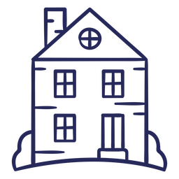 doodle-houses-stroke - 8 Desenho PNG