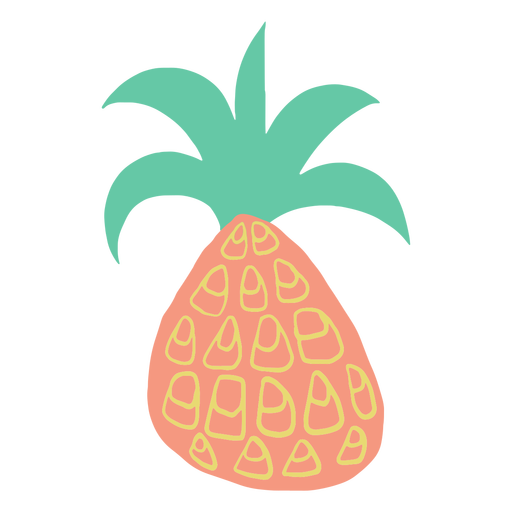 Desenho de abacaxi rabisco