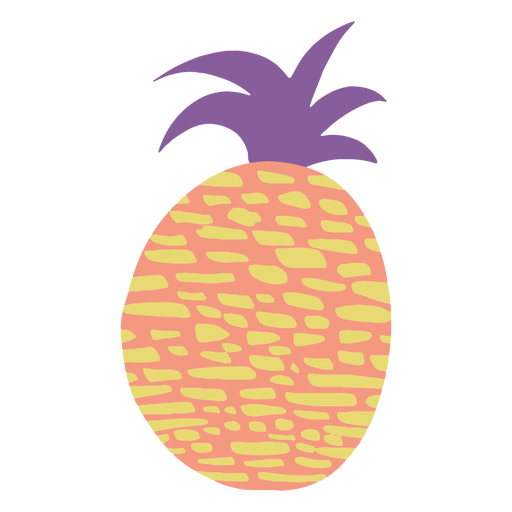 Gekritzel Ananas Symbol PNG-Design