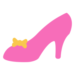 Sapato de salto alto rosa