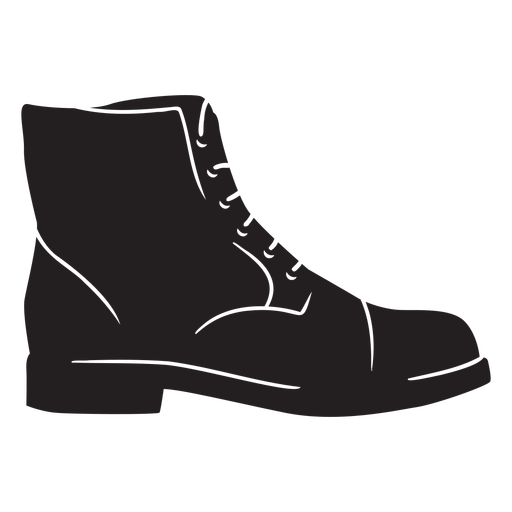 Profile boot silhouette PNG Design