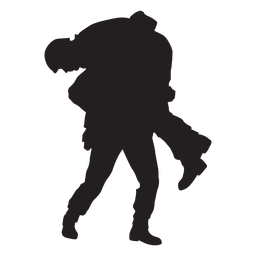 Soldiers army silhouette PNG Design Transparent PNG