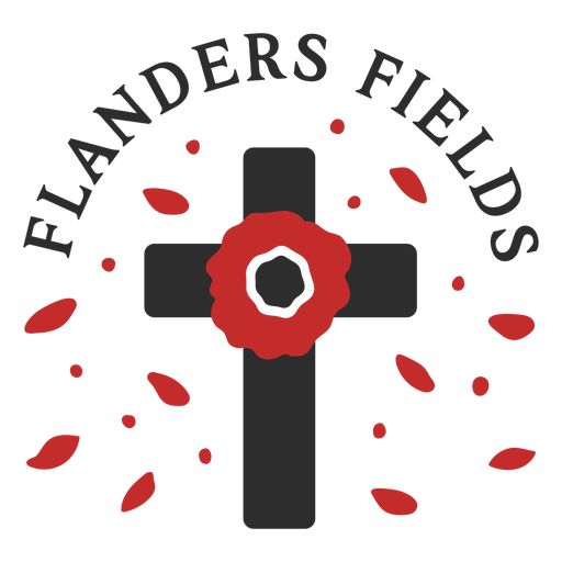 Remembrance day tombstone badge PNG Design