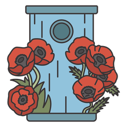 Remembrance day tombstone  PNG Design