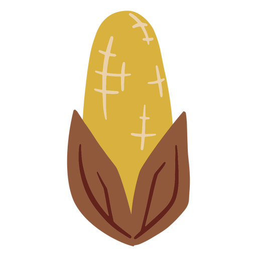 Corn on the cob food PNG Design