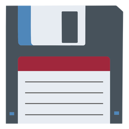 Floppy disc retro PNG Design