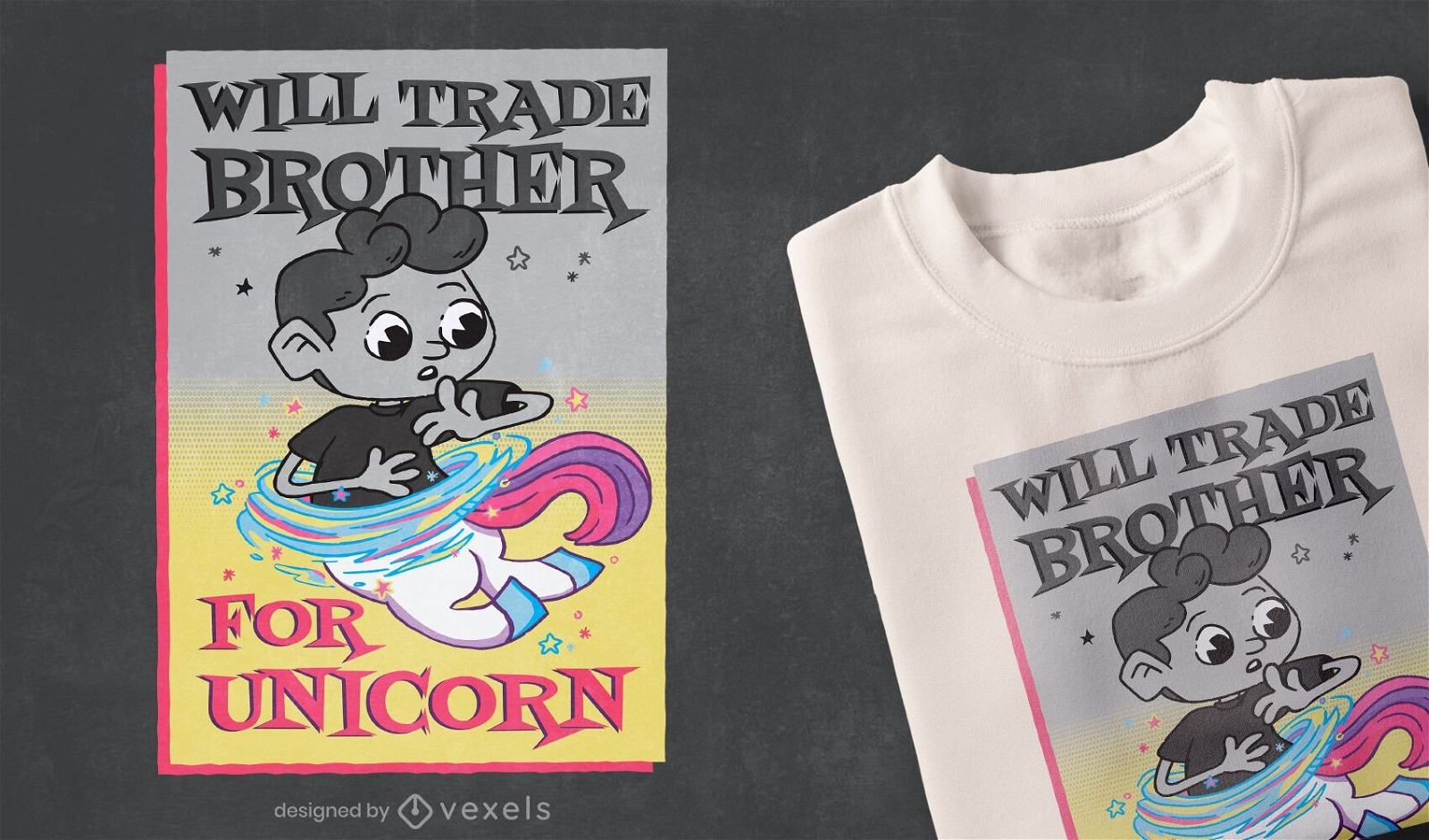 Trade brother t-shirt design