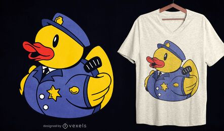 Police rubber duck t-shirt design Police rubber duck t-shirt design