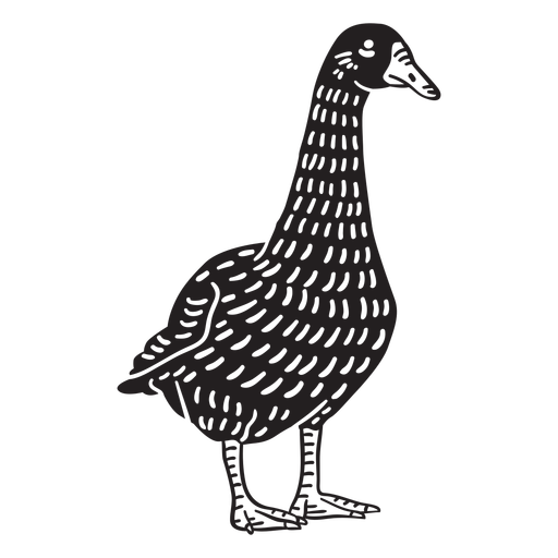 Duck animal walking cut-out