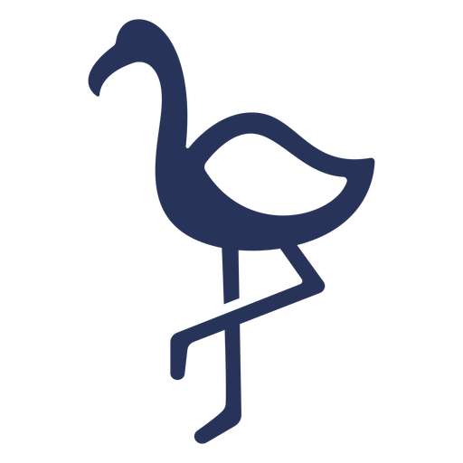 Flamingo animal cut-out PNG Design