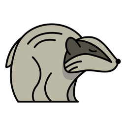 Skunk wild animal PNG Design