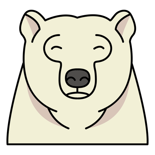 Polar Bear Head Template