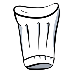 Ilustración de sombrero de cocina alto Diseño PNG