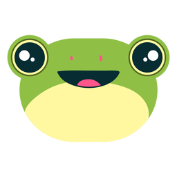 Smiling Cute Frog Emoji PNG & SVG Design For T-Shirts