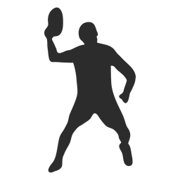 Man Standing Throwing Frisbee Silhouette PNG & SVG Design For T-Shirts