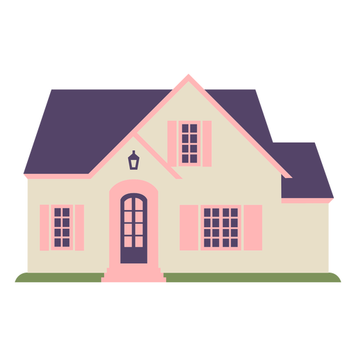 Traditional small house icon PNG Design