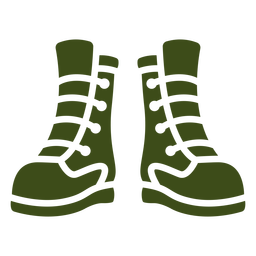 Ikonen-Armee-Silhouette - 2 PNG-Design