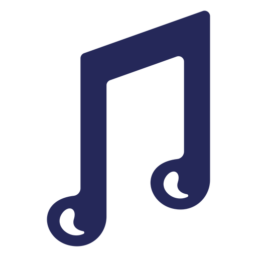 Music note symbol PNG Design