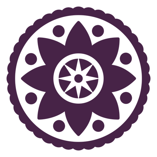 Mandala star-shaped design