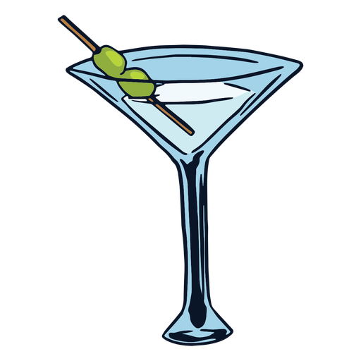 Cocktailglas trinken PNG-Design