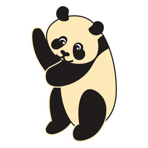 Cute Panda Bear Stroke PNG & SVG Design For T-Shirts