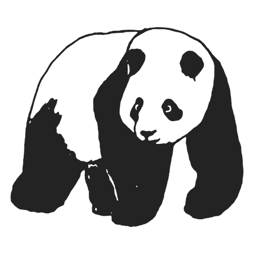 Panda Urso Desenho Cartoon Estilo Realista Png E Eps PNG , Panda, Urso,  Animal Imagem PNG e Vetor Para Download Gratuito