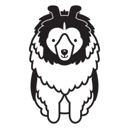 Dog Puppy Fluffy PNG & SVG Design For T-Shirts