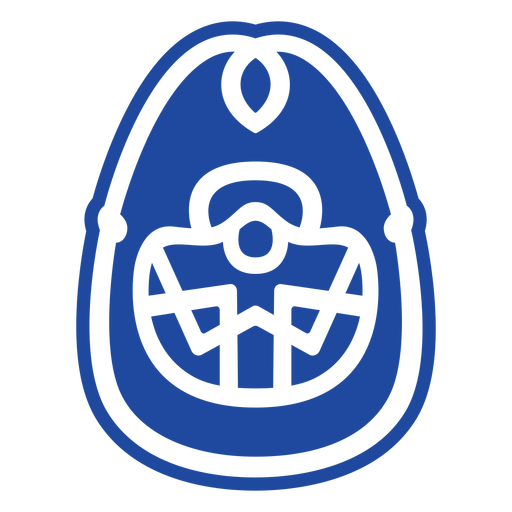 Oval shaped celtic knot PNG Design
