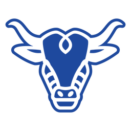 Recorte de nó celta de cabeça de vaca Desenho PNG