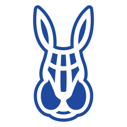 Corte de nó celta com cabeça de coelho Desenho PNG