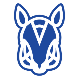 Celtic knot animal cut-out PNG Design