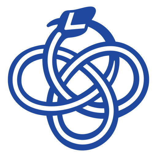 Snake celtic knot PNG Design