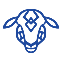 Traço azul Celtic Animals - 2 Transparent PNG