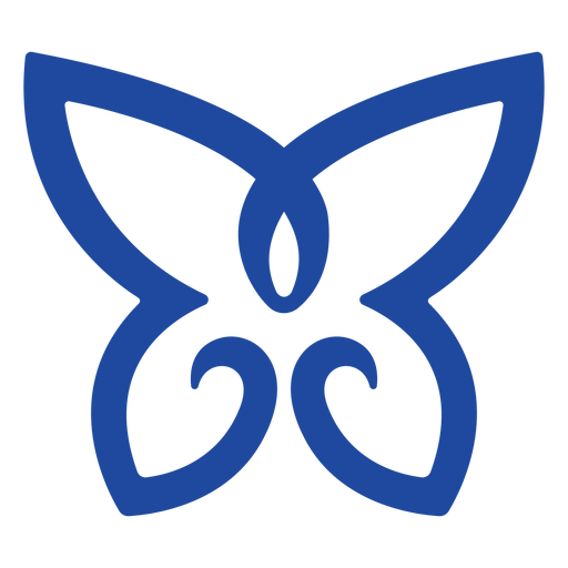 Blauer Strich der keltischen Tiere - 7 PNG-Design