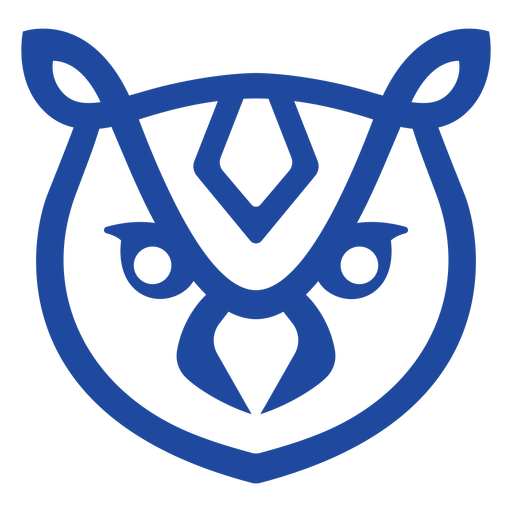 Blauer Strich der keltischen Tiere - 10 PNG-Design