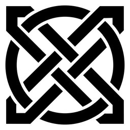 Símbolo celta recortado Desenho PNG