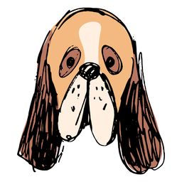 Dibujado a mano perro basset hound Diseño PNG