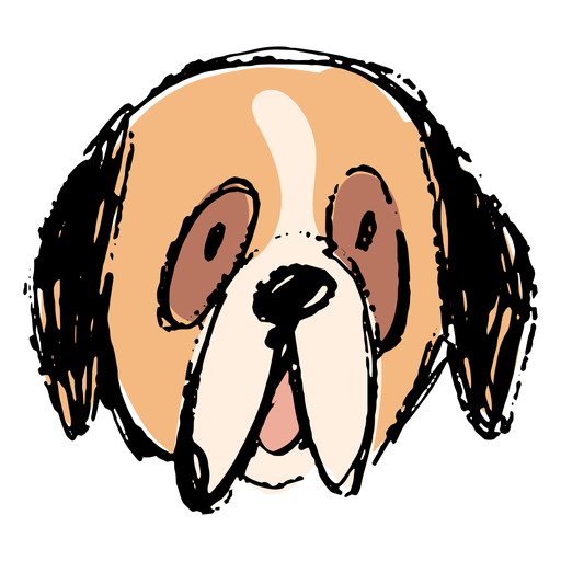 Berner Hundehand gezeichnet PNG-Design