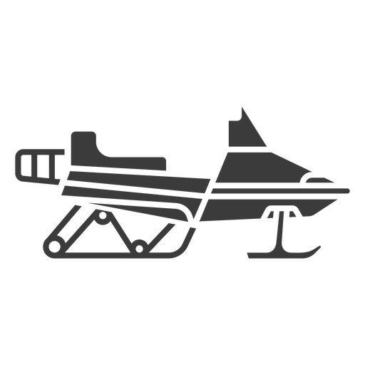 snowmobile - silhueta - 0 Desenho PNG