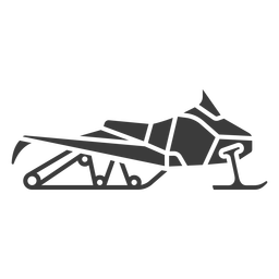Motorschlitten - Silhouette - 4 PNG-Design