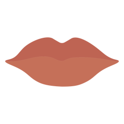 Closed lips simple icon PNG Design Transparent PNG