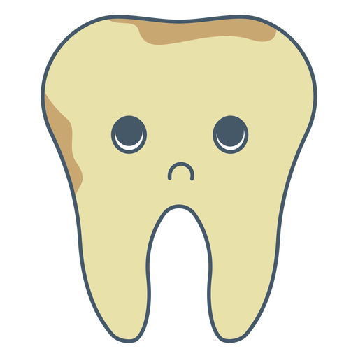 Caráter de infecção dentária Desenho PNG