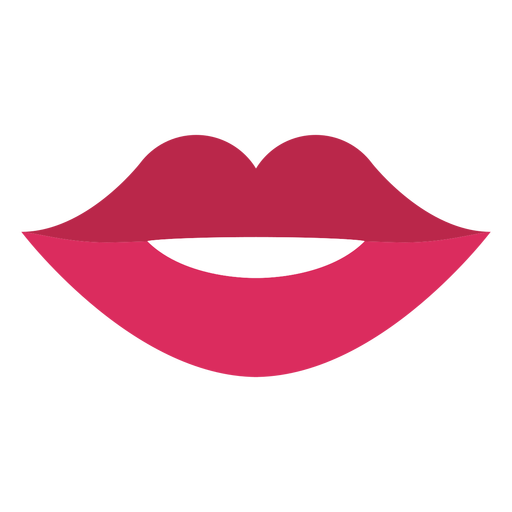 Mouth red lipstick PNG Design