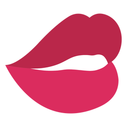 Sensual red lips Transparent PNG